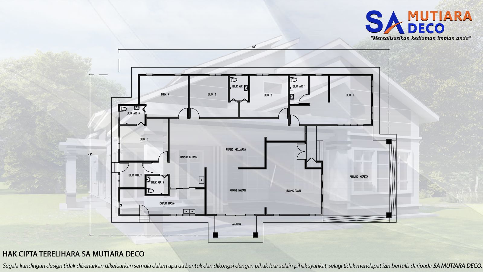 Mutiara Maharaja 3320 - Floor Plan